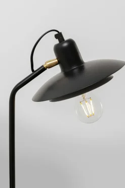 Lampy Podłogowe*KARE Design Lampa Podłogowa Podwójna Czarna Stalowa 149 Cm