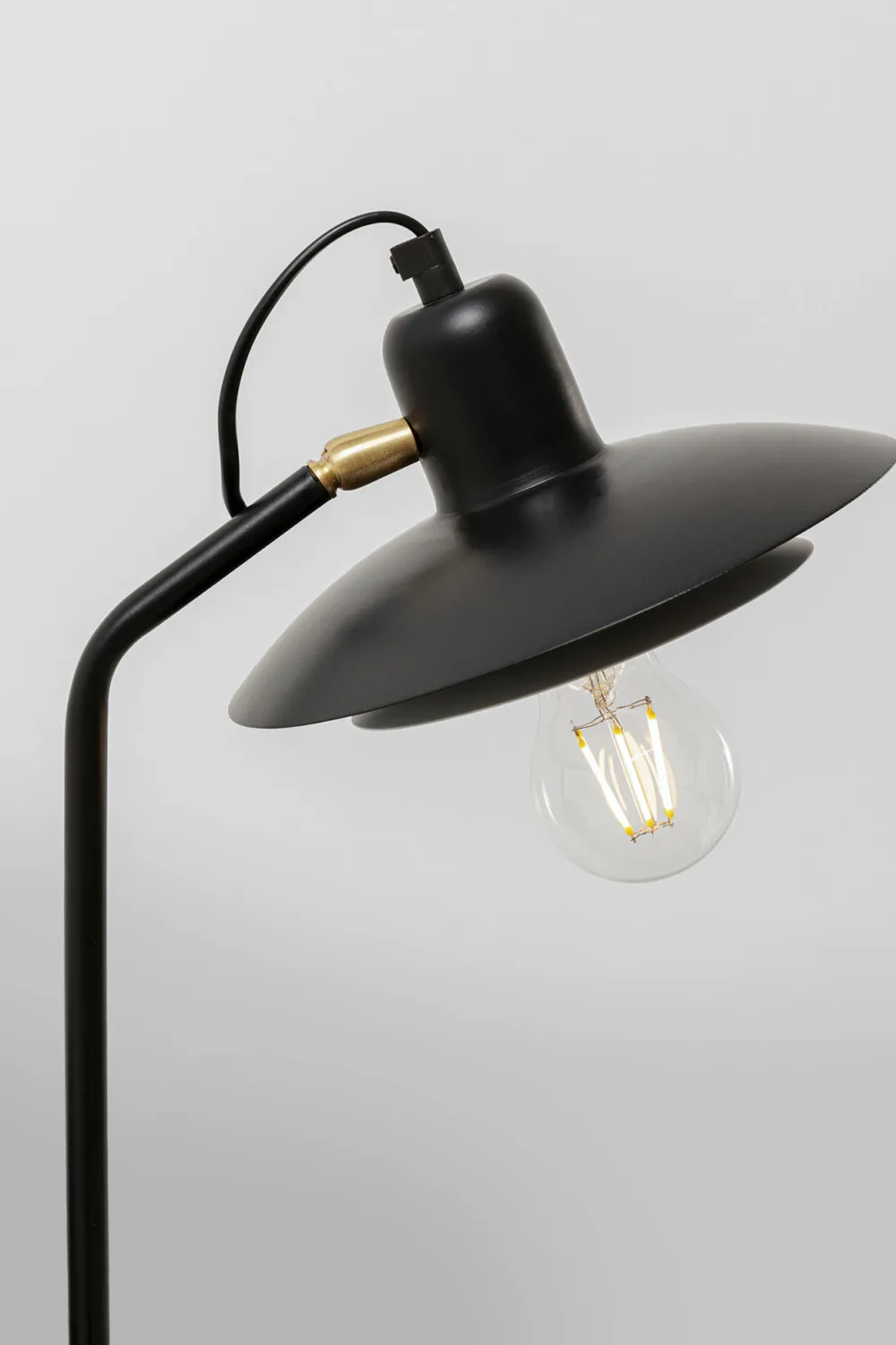 Lampy Podłogowe*KARE Design Lampa Podłogowa Podwójna Czarna Stalowa 149 Cm