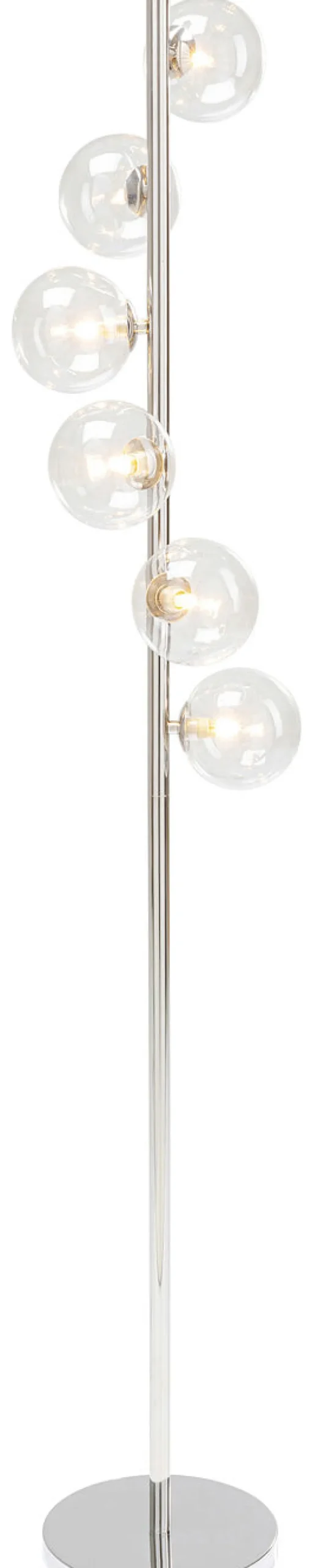 Lampy Podłogowe*KARE Design Lampa Podłogowa Scal Balls 28x160 Cm Srebrna