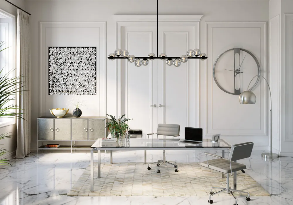 Lampy Podłogowe*KARE Design Lampa Podłogowa Small Deal Srebrna