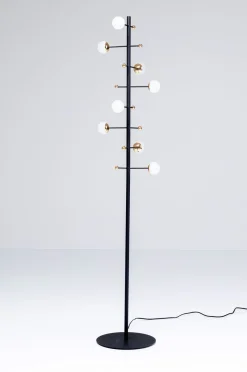 Lampy Podłogowe*KARE Design Lampa Podłogowa Trapez 30x160 Cm Czarna