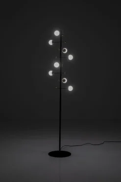 Lampy Podłogowe*KARE Design Lampa Podłogowa Trapez 30x160 Cm Czarna
