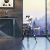 Lampy Podłogowe*KARE Design Lampa Podłogowa Trójnóg Filmowa Srebrna 105 Cm