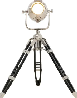 Lampy Podłogowe*KARE Design Lampa Podłogowa Trójnóg Filmowa Srebrna 105 Cm