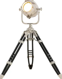 Lampy Podłogowe*KARE Design Lampa Podłogowa Trójnóg Filmowa Srebrna 105 Cm