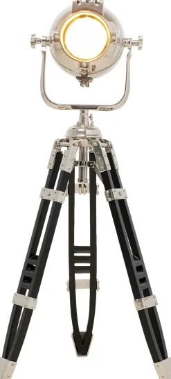 Lampy Podłogowe*KARE Design Lampa Podłogowa Trójnóg Filmowa Srebrna 105 Cm
