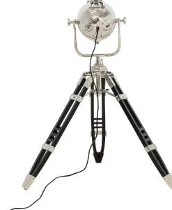 Lampy Podłogowe*KARE Design Lampa Podłogowa Trójnóg Filmowa Srebrna 105 Cm