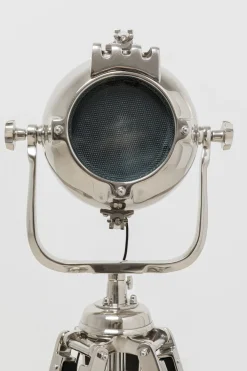 Lampy Podłogowe*KARE Design Lampa Podłogowa Trójnóg Filmowa Srebrna 105 Cm