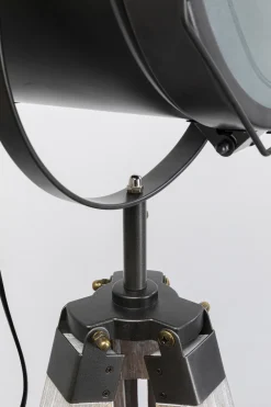 Lampy Podłogowe*KARE Design Lampa Podłogowa Trójnóg Vintage Drewno Sosnowe I Stal 110-155 Cm