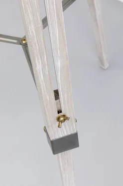 Lampy Podłogowe*KARE Design Lampa Podłogowa Trójnóg Vintage Drewno Sosnowe I Stal 110-155 Cm