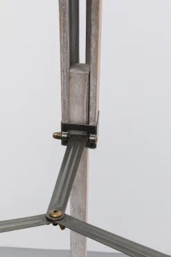 Lampy Podłogowe*KARE Design Lampa Podłogowa Trójnóg Vintage Drewno Sosnowe I Stal 110-155 Cm