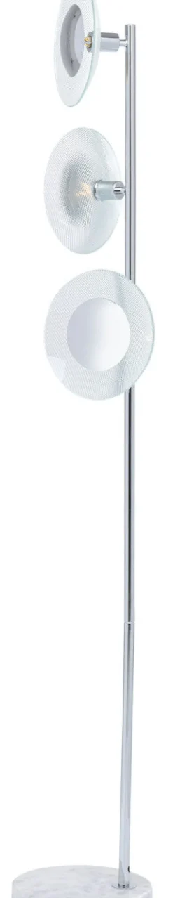 Lampy Podłogowe*KARE Design Lampa Podłogowa Ufo Tre 26x160 Cm Srebrny