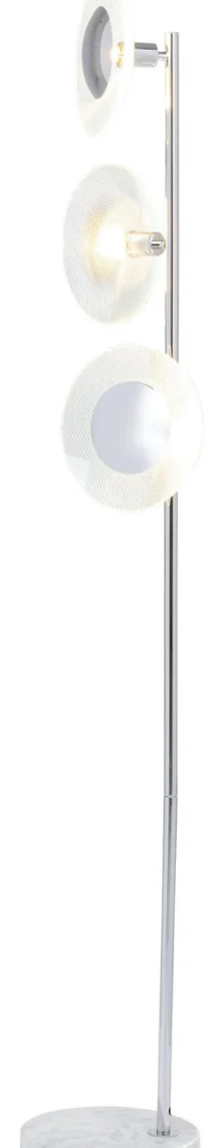 Lampy Podłogowe*KARE Design Lampa Podłogowa Ufo Tre 26x160 Cm Srebrny
