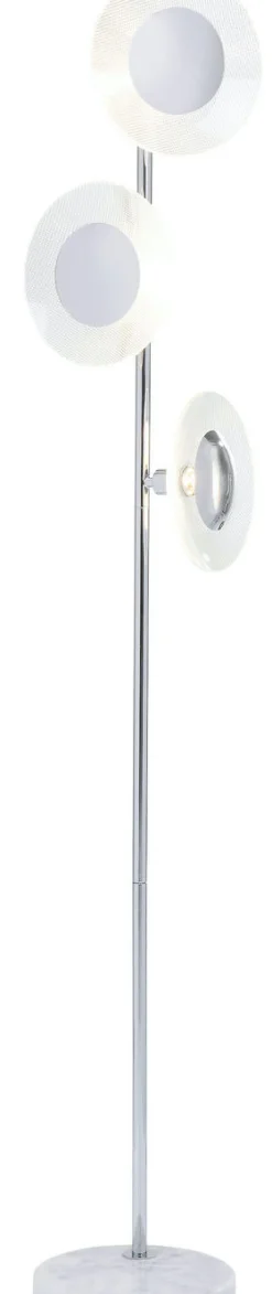 Lampy Podłogowe*KARE Design Lampa Podłogowa Ufo Tre 26x160 Cm Srebrny