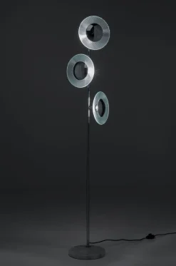 Lampy Podłogowe*KARE Design Lampa Podłogowa Ufo Tre 26x160 Cm Srebrny