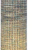 Lampy Podłogowe*KARE Design Lampa Podłogowa Ze Szklaną Brązową Podstawą Abażur Z Tkaniny Niebieskiej 106 Cm