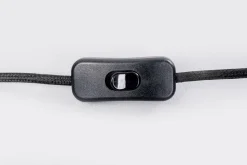Lampy Podłogowe*KARE Design Lampa Podłogowa Ze Szklaną Brązową Podstawą Abażur Z Tkaniny Niebieskiej 106 Cm