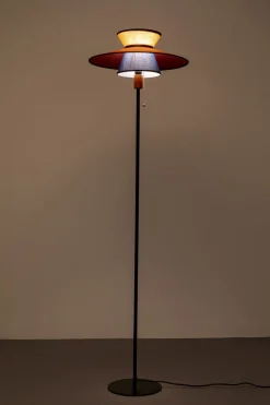 Lampy Podłogowe*KARE Design Lampa Podłogowa Z Kolorowym Kloszem Podstawa Czarna Ø45x160 Cm