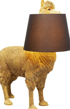 Lampy Podłogowe*KARE Design Lampa Podłogowa Złota Alpaka Z Czarnym Abażurem 81x108 Cm