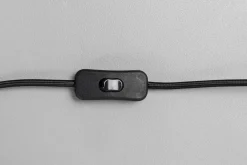 Lampy Podłogowe*KARE Design Lampa Podłogowa Złota Alpaka Z Czarnym Abażurem 81x108 Cm