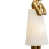 Lampy Podłogowe*KARE Design Lampa Podłogowa Złoty Królik Z Białym Abażurem 150 Cm