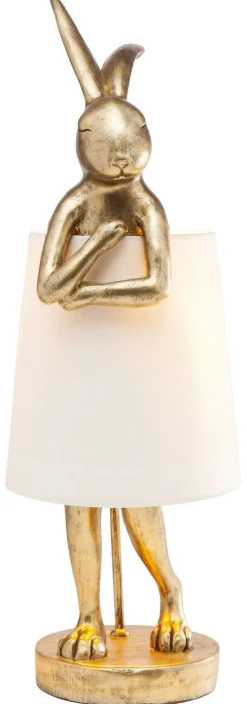 Lampy Stołowe*KARE Design Lampa Stołowa Animal Rabbit 23x68 Cm Złota