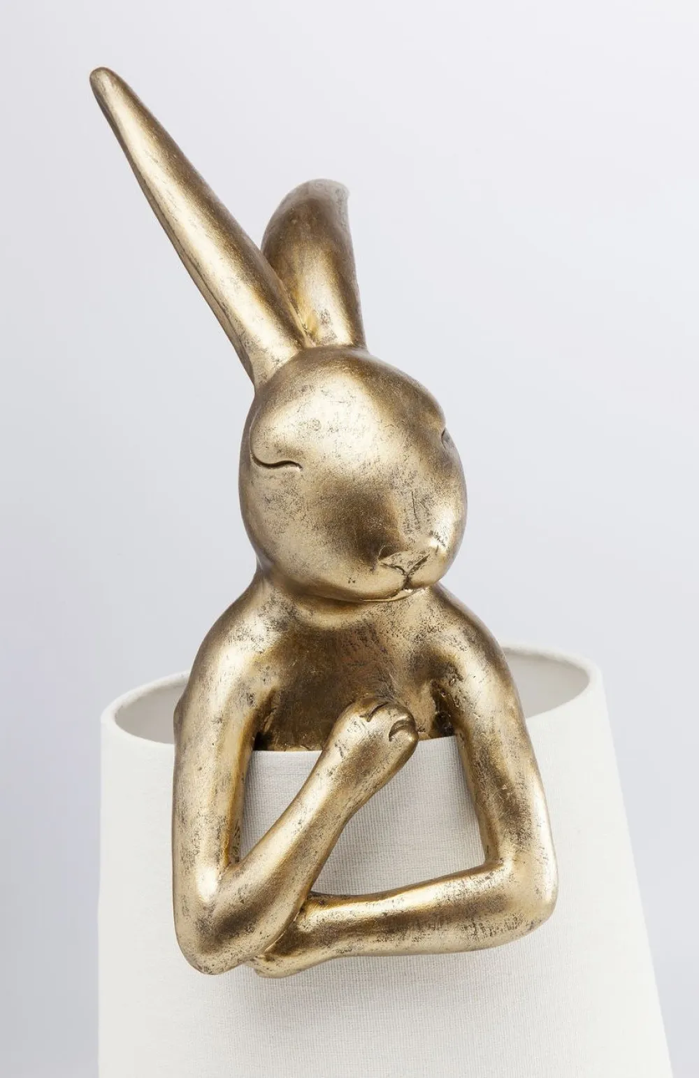 Lampy Stołowe*KARE Design Lampa Stołowa Animal Rabbit 23x68 Cm Złota