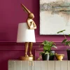 Lampy Stołowe*KARE Design Lampa Stołowa Animal Rabbit 31x88 Cm Złota