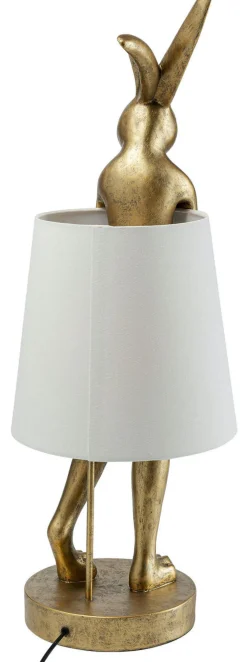 Lampy Stołowe*KARE Design Lampa Stołowa Animal Rabbit 31x88 Cm Złota