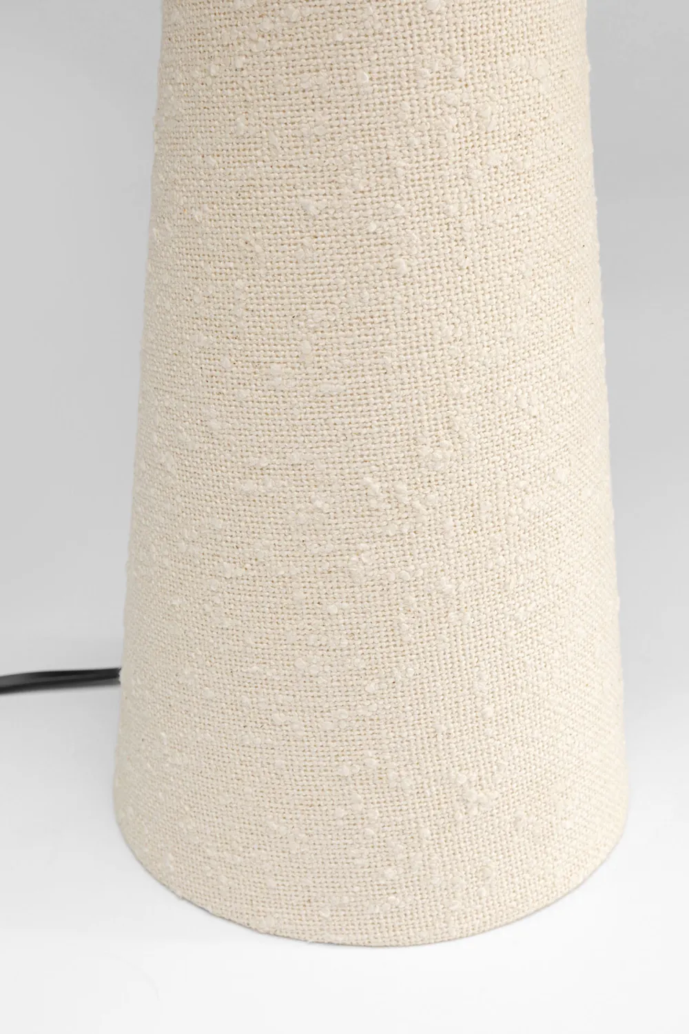 Lampy Stołowe*KARE Design Lampa Stołowa Beżowa Boucle 60 Cm