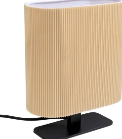 Lampy Stołowe*KARE Design Lampa Stołowa Beżowa Podstawa Czarna 21x26 Cm
