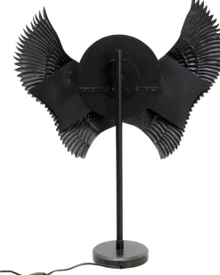 Lampy Stołowe*KARE Design Lampa Stołowa Bird Wings 61x76 Cm Czarno-złota