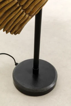 Lampy Stołowe*KARE Design Lampa Stołowa Bird Wings 61x76 Cm Czarno-złota