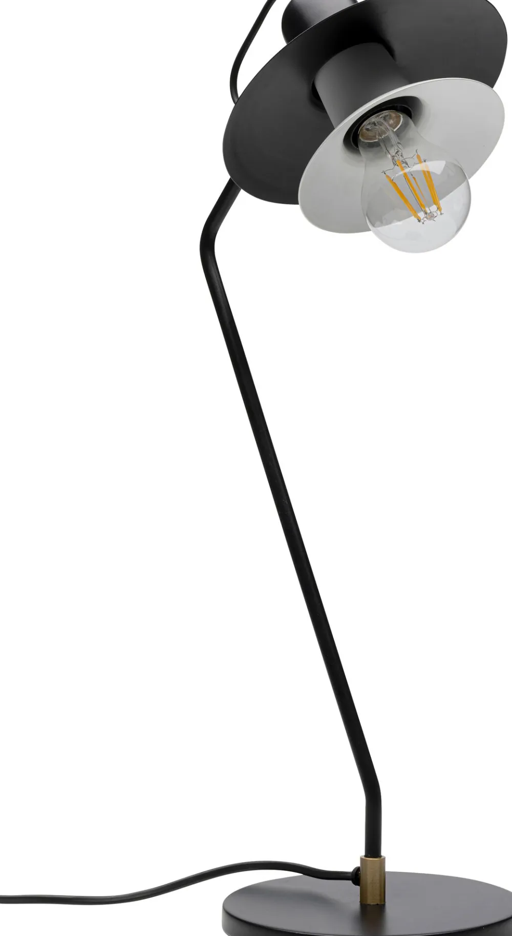 Lampy Stołowe*KARE Design Lampa Stołowa Biurkowa Czarna Stalowa 54 Cm