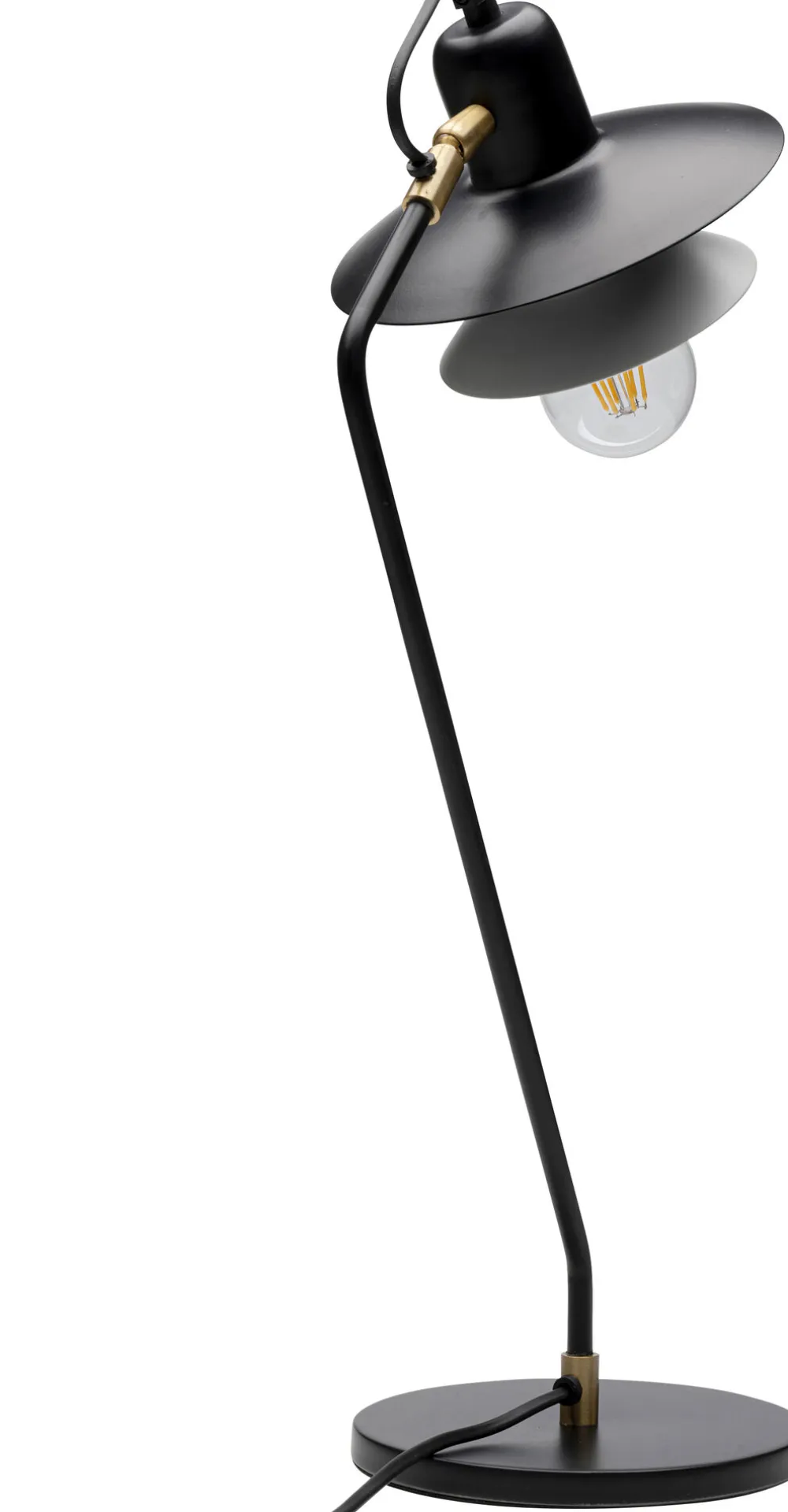 Lampy Stołowe*KARE Design Lampa Stołowa Biurkowa Czarna Stalowa 54 Cm