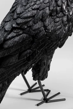 Lampy Stołowe*KARE Design Lampa Stołowa Crow 14x34 Cm Czarna Matowa