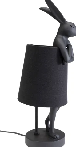 Lampy Stołowe*KARE Design Lampa Stołowa Czarna Matowa Królik 50 Cm