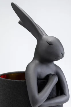 Lampy Stołowe*KARE Design Lampa Stołowa Czarna Matowa Królik 50 Cm