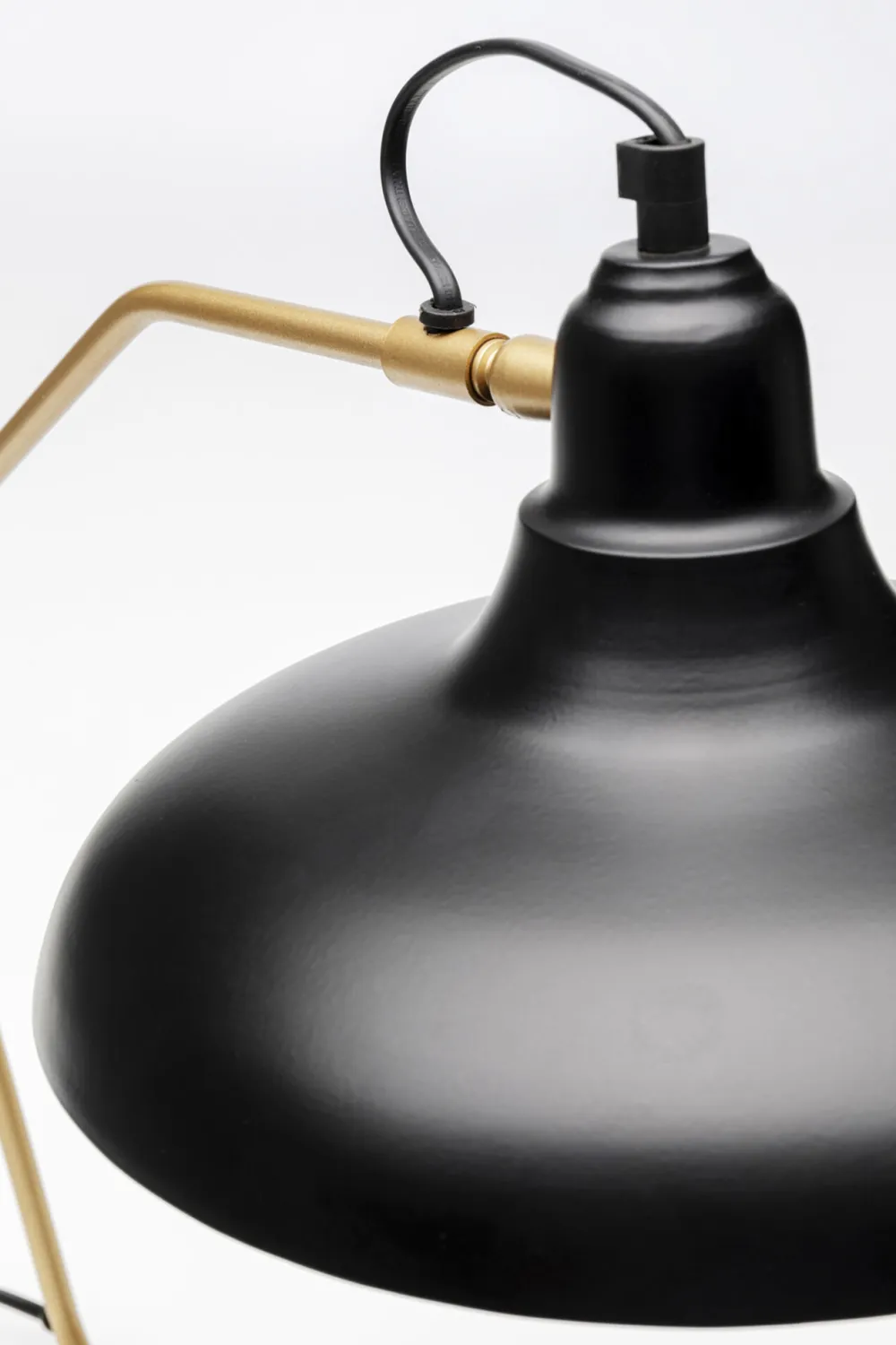 Lampy Stołowe*KARE Design Lampa Stołowa Czarno-złota Stalowa 49 Cm
