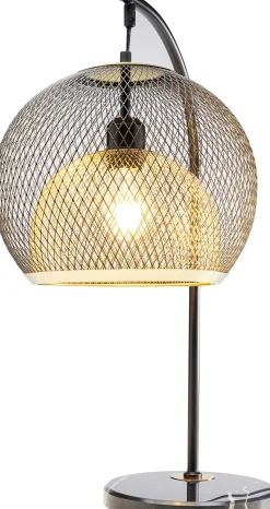 Lampy Stołowe*KARE Design Lampa Stołowa Do Salonu Czarno-złota Podstawa Z Marmuru 62 Cm