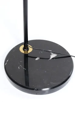 Lampy Stołowe*KARE Design Lampa Stołowa Do Salonu Czarno-złota Podstawa Z Marmuru 62 Cm