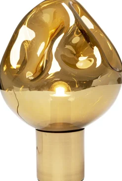 Lampy Stołowe*KARE Design Lampa Stołowa Dough Ø25x38 Cm Złota
