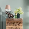 Lampy Stołowe*KARE Design Lampa Stołowa Elephant Safari 52x74 Cm Brązowa