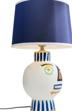 Lampy Stołowe*KARE Design Lampa Stołowa Kolorowa Dwie Twarze 65 Cm Podstawa Z Porcelany