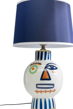 Lampy Stołowe*KARE Design Lampa Stołowa Kolorowa Dwie Twarze 65 Cm Podstawa Z Porcelany
