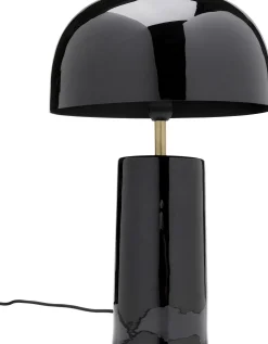 Lampy Stołowe*KARE Design Lampa Stołowa Loungy Ø25x38 Cm Czarna