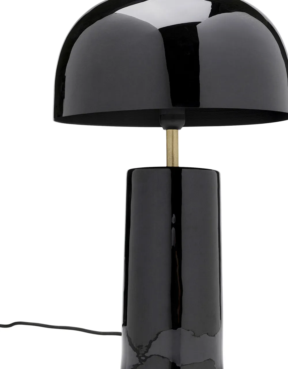 Lampy Stołowe*KARE Design Lampa Stołowa Loungy Ø25x38 Cm Czarna