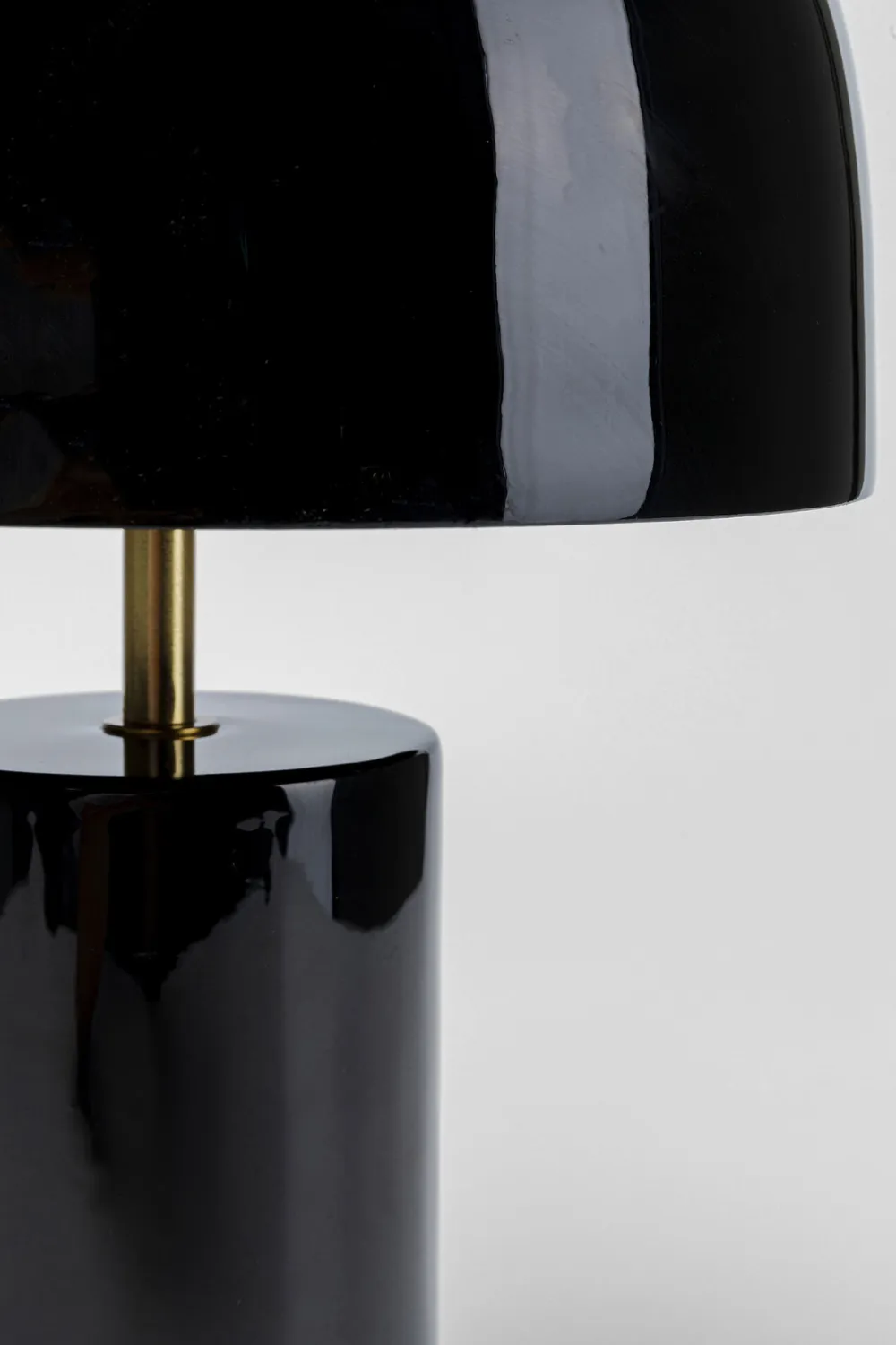 Lampy Stołowe*KARE Design Lampa Stołowa Loungy Ø25x38 Cm Czarna