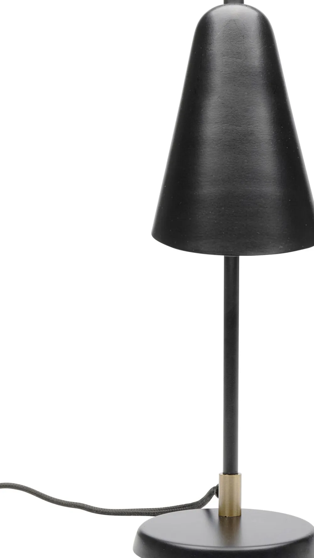 Lampy Stołowe*KARE Design Lampa Stołowa Mała Stalowa Kolor Czarny 32 Cm