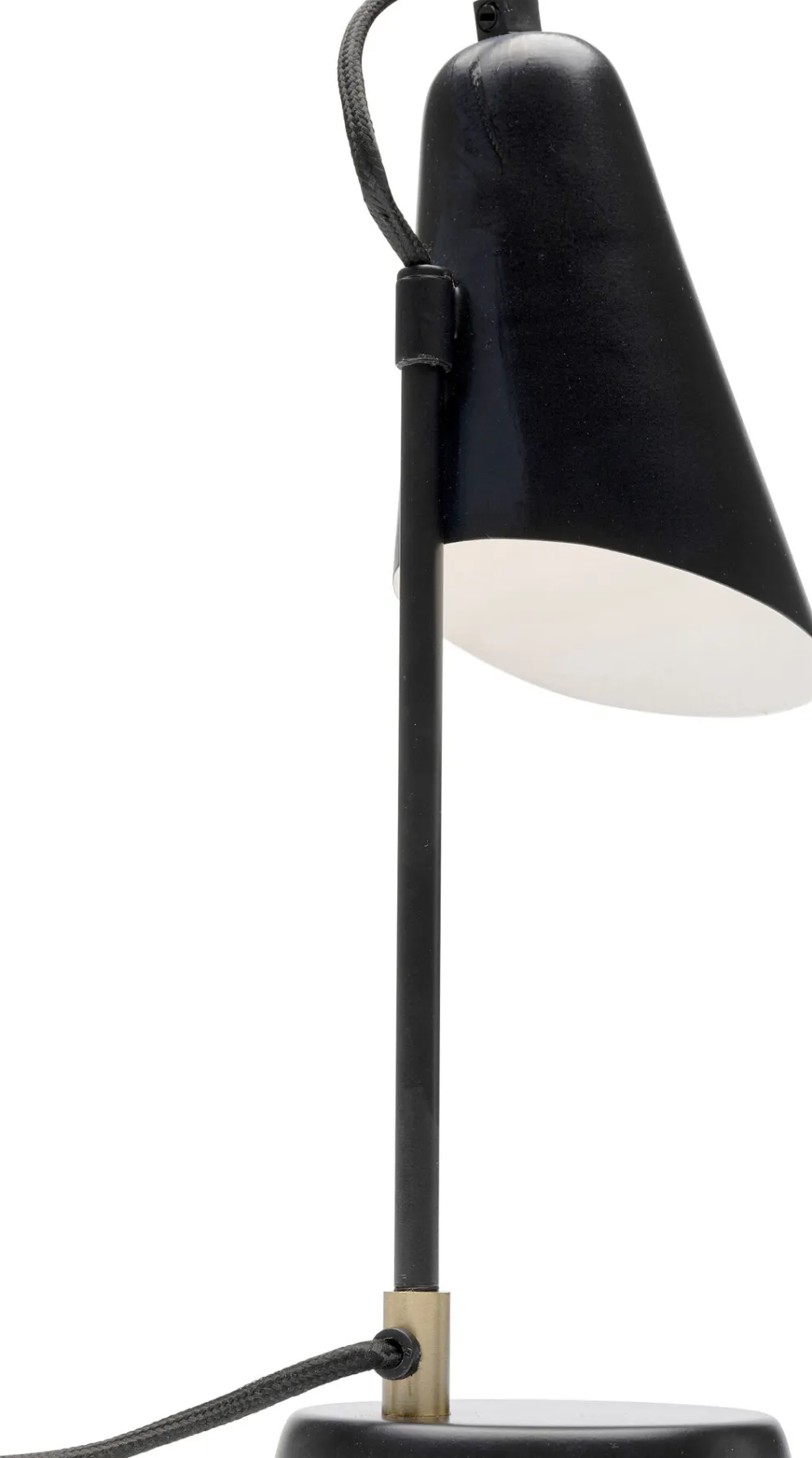 Lampy Stołowe*KARE Design Lampa Stołowa Mała Stalowa Kolor Czarny 32 Cm